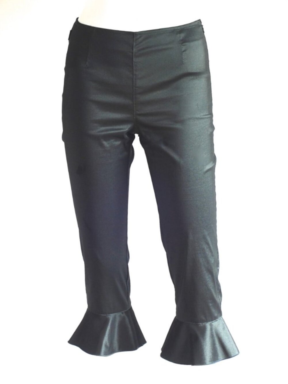 Moschino Jeans Body-Con Capris With Ruffles Bottoms - Italy